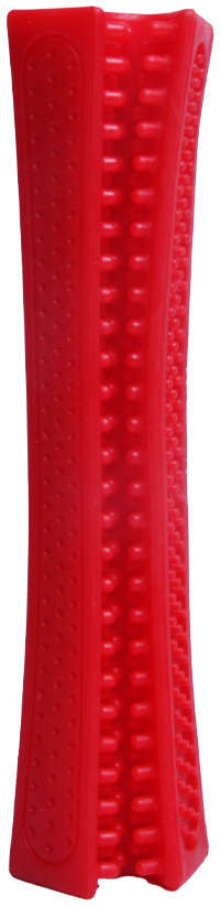 Brinquedo Mordedor Kroco Escova Vermelho para Cães - Tam. Único