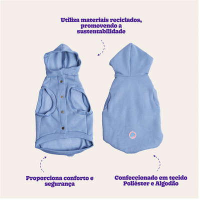 Moletom Vento Sul Azul Denim