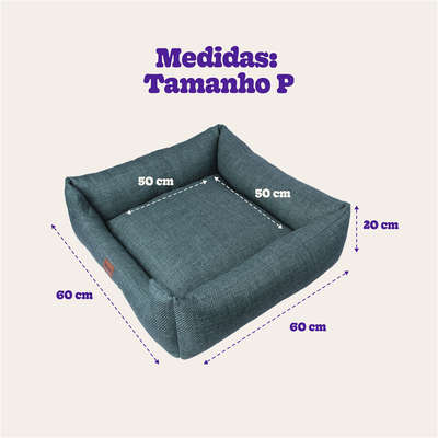 Cama Meau Quadrada Conforto Verde