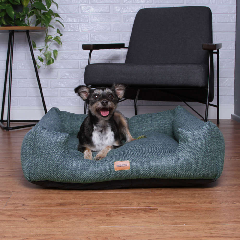 Cama Meau Quadrada Conforto Verde - Tam. M