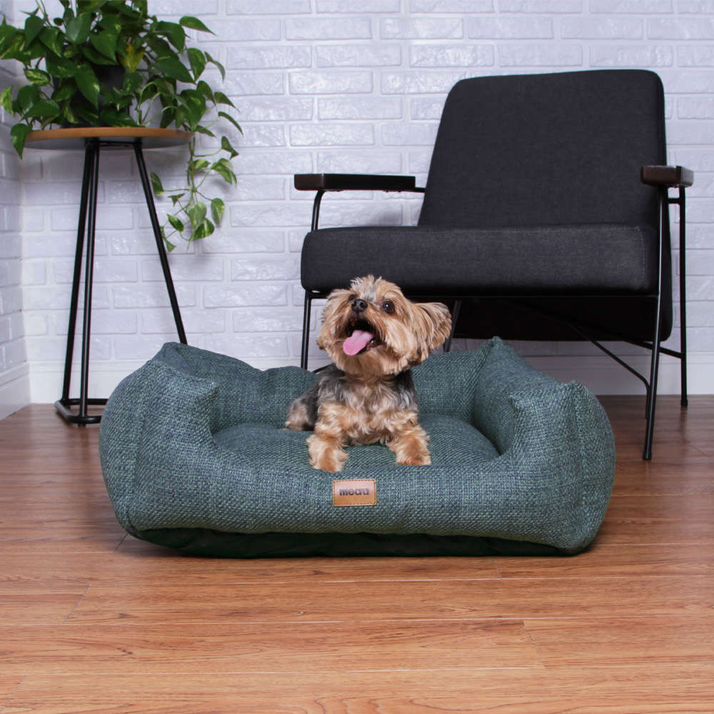 Cama Meau Quadrada Conforto Verde - Tam. P