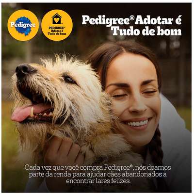Ração Seca Pedigree Carne, Frango e Cereais para Cães Filhotes