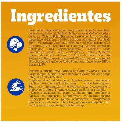 Ração Seca Pedigree Carne, Frango e Cereais para Cães Filhotes
