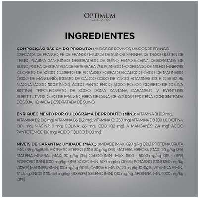 Ração Úmida Optimum Sachê para Cães Adultos Porte Pequeno e Minis Sabor Carne