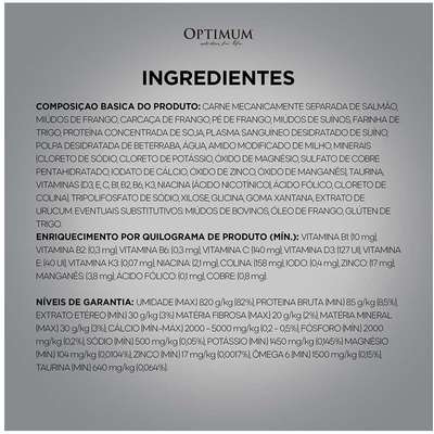 Ração Úmida Optimum Sachê para Gatos Adultos Sabor Salmão