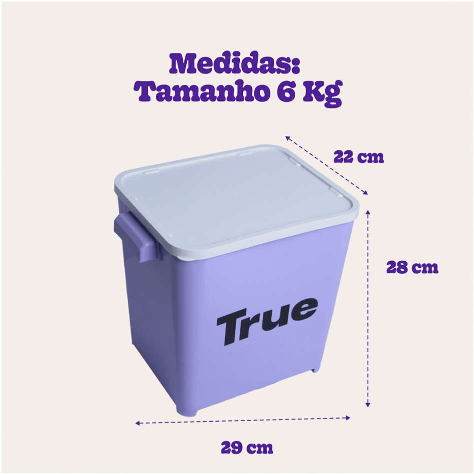 Porta Ração True 6Kg - Tam. Único