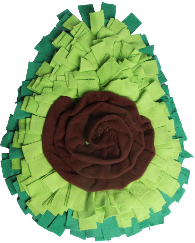 Brinquedo Tapete Interativo Kroco Abacate para Cães e Gatos - Tam. M