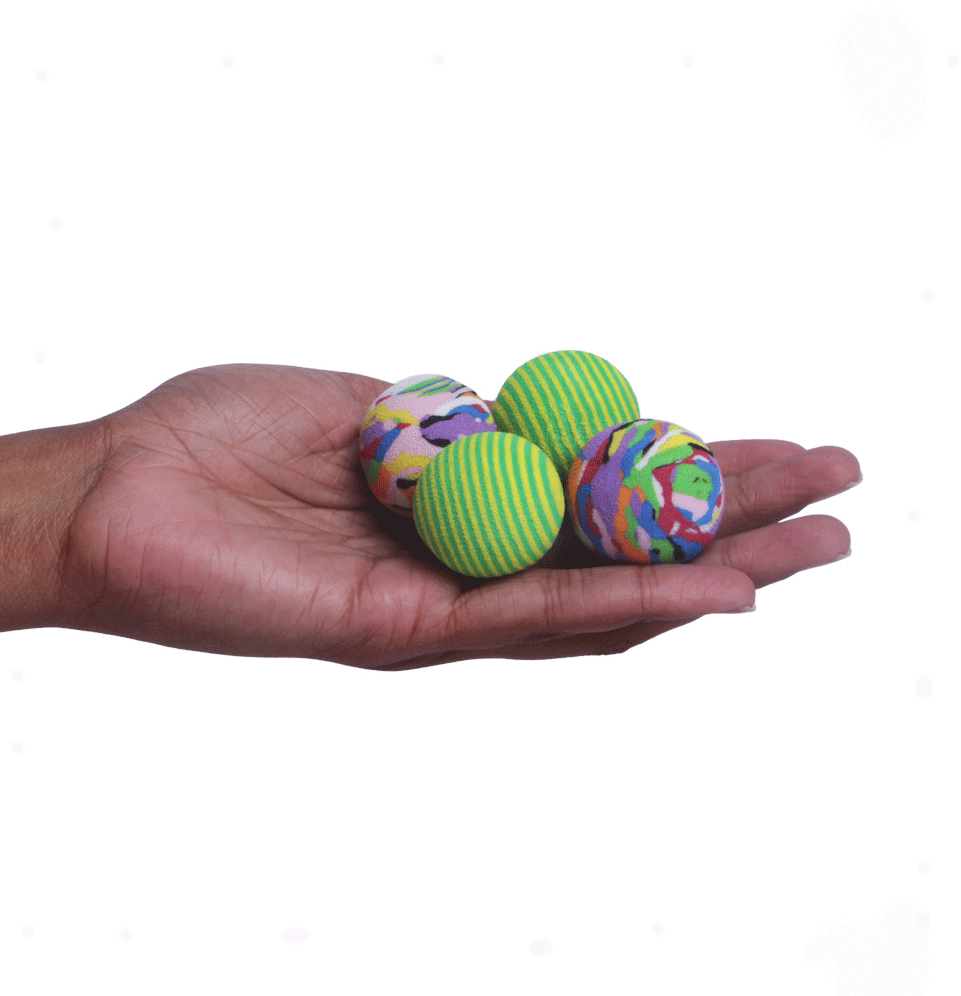 Bolinha Kroco para Gatos - 4 Unidades