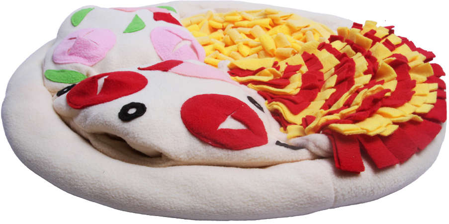 Brinquedo Tapete Interativo Kroco Pizza para Cães e Gatos - Tam. G