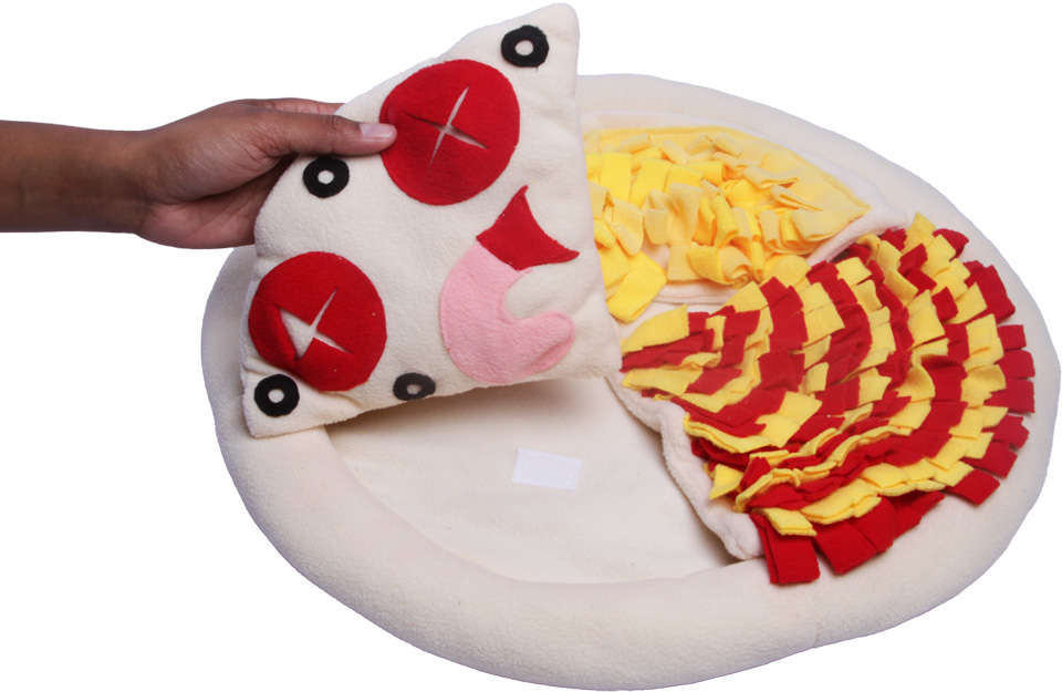 Brinquedo Tapete Interativo Kroco Pizza para Cães e Gatos - Tam. G