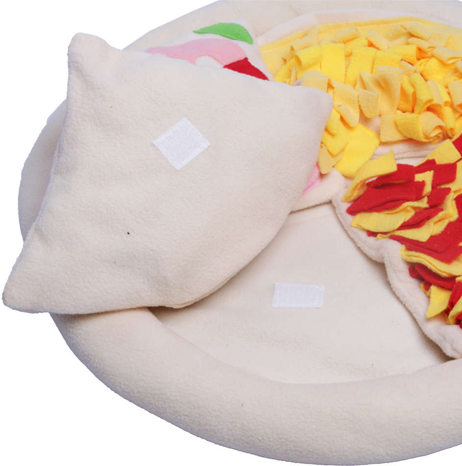 Brinquedo Tapete Interativo Kroco Pizza para Cães e Gatos - Tam. G