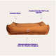 Cama Pacco Puppy Nature Caramelo 100% Algodão para Cães