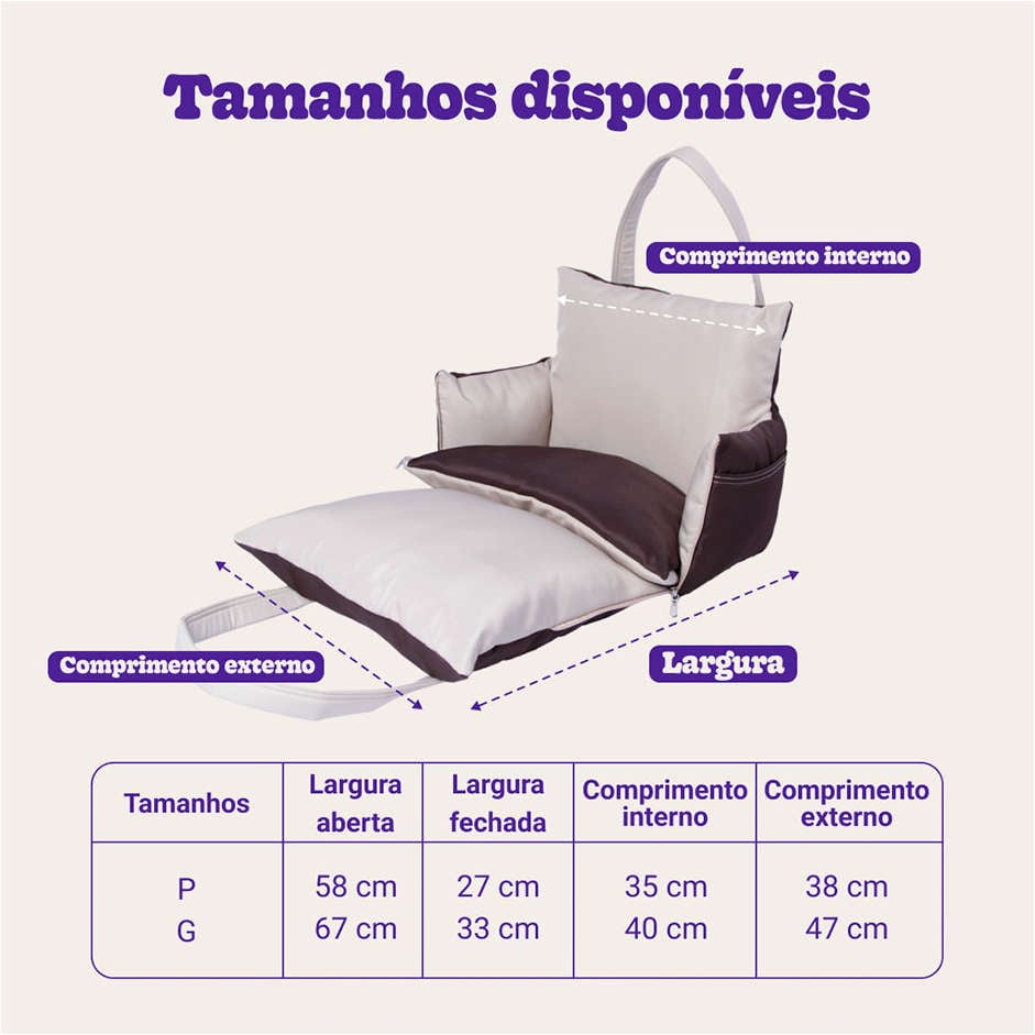 Bolsa Transporte Pickorruchos Bed Bag - Tam. G