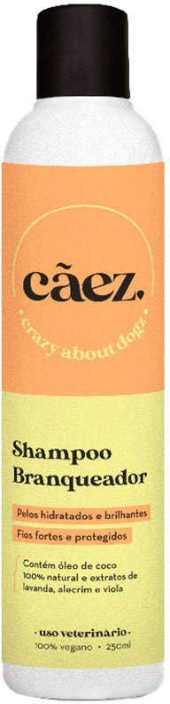 Shampoo Cãez Branqueador para Cães e Gatos - 250 mL