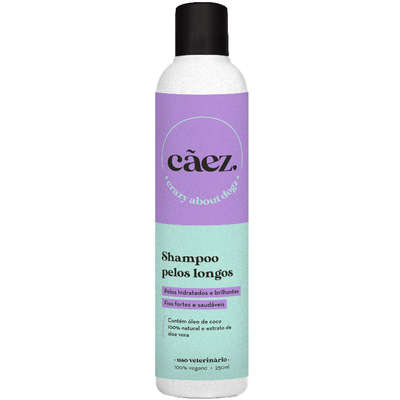 Shampoo Cãez Pelos Longos para Cães e Gatos