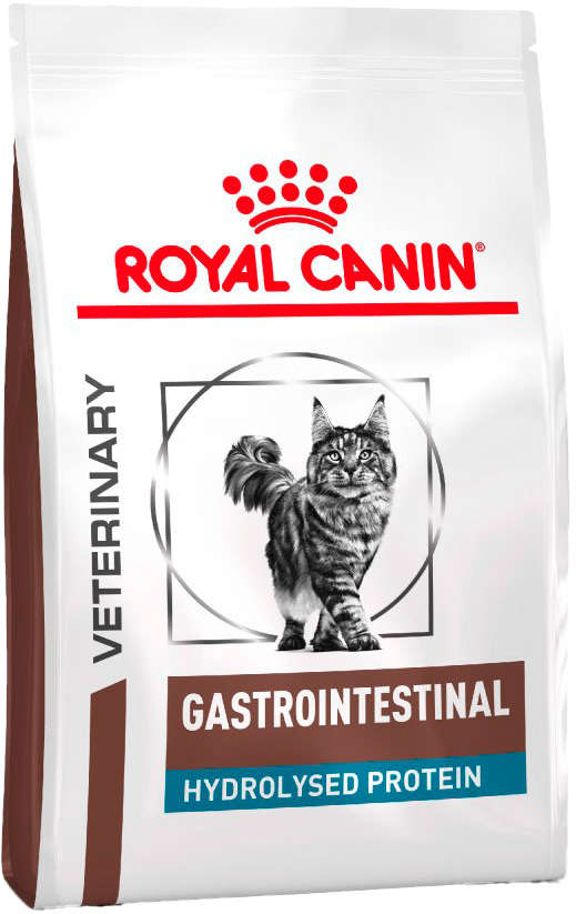 Ração Royal Canin Feline Veterinary Diet Gastro Intestinal Hydrolysed Protein para Gatos - 1,5Kg