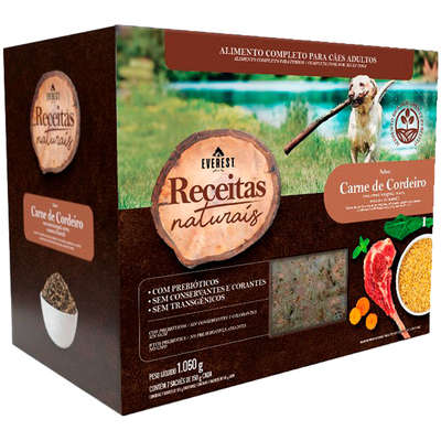 Alimento Natural Everest Receitas Naturais Carne de Cordeiro para Cães