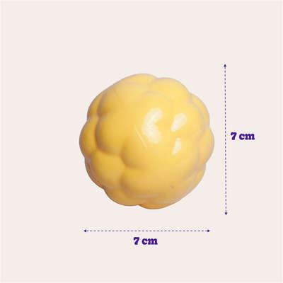 Bolinha Bolhas Kroco Amarelo para Cães
