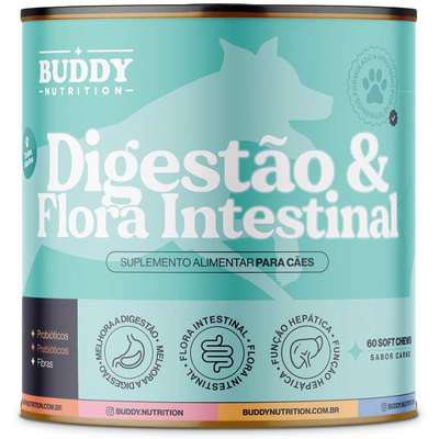 Suplemento Alimentar Buddy Nutrition Digestão & Flora Intestinal para Cães