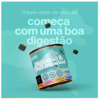 Suplemento Alimentar Buddy Nutrition Digestão & Flora Intestinal para Cães