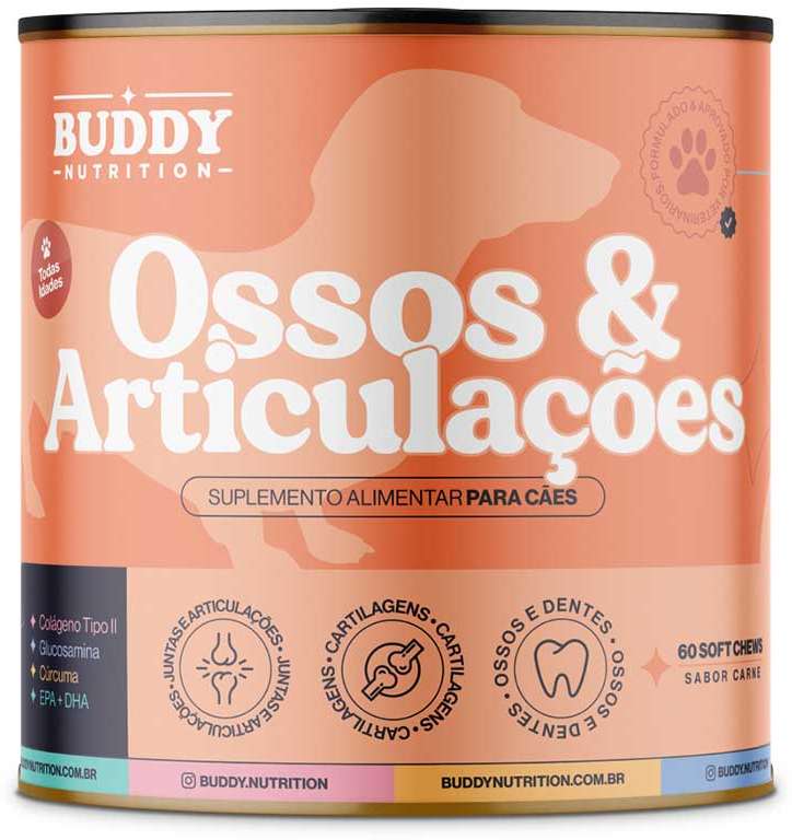 Suplemento Alimentar Buddy Nutrition Ossos & Articulações para Cães - 168 g