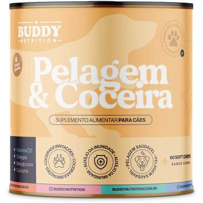 Suplemento Alimentar Buddy Nutrition Pelagem & Coceira para Cães
