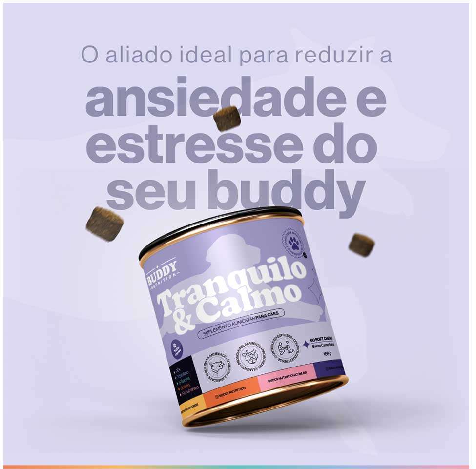 Suplemento Alimentar Buddy Nutrition Tranquilo & Calmo para Cães - 168 g