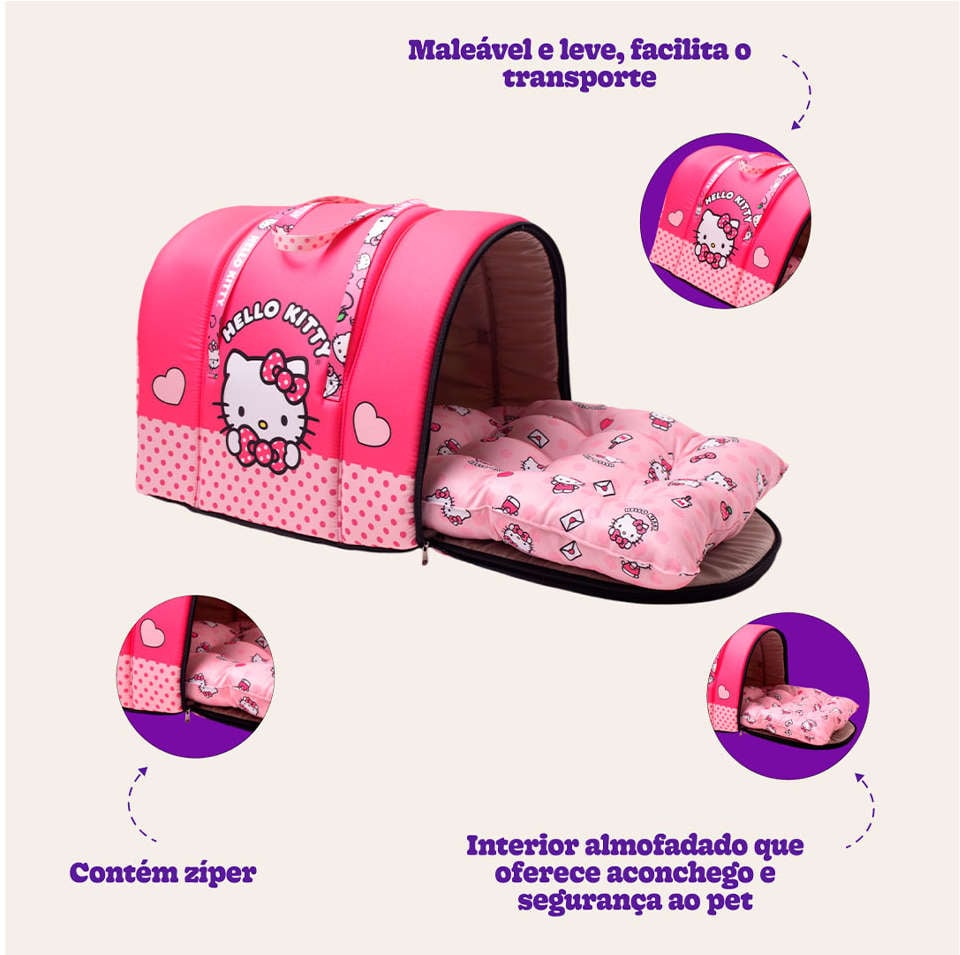 Bolsa de Transporte FreeFaro Hello Kitty - Tam. Único