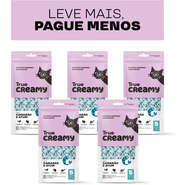 Petisco Cremoso True Creamy Sabor Camarão e Atum para Gatos