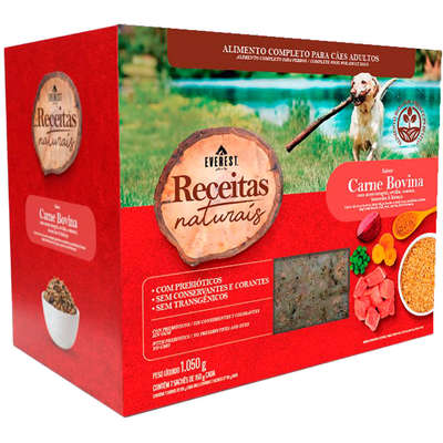 Alimento Natural Everest Receitas Naturais Carne Bovina para Cães