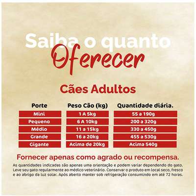 Alimento Natural Everest Receitas Naturais Carne Bovina para Cães