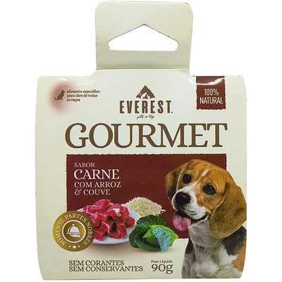 Ração Úmida Everest Gourmet Carne com Arroz e Couve para Cães