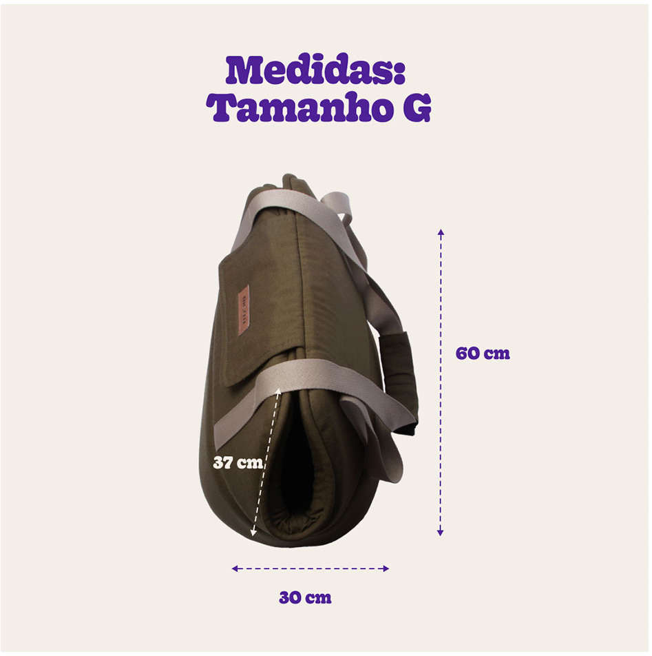 Bolsa de Transporte Meau Verde - Tam. G