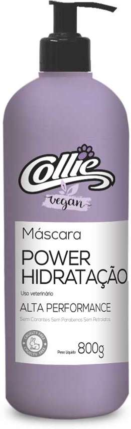 Máscara Collie Vegan Power Hidratação para Cães - 800 g