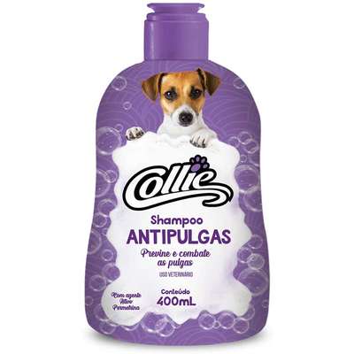 Shampoo Collie Vegan Antipulgas e Carrapatos para Cães