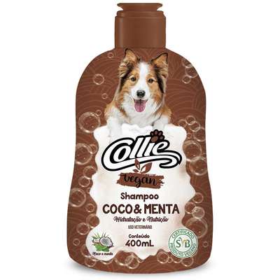 Shampoo Collie Vegan Coco e Menta para Cães