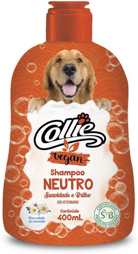Shampoo Collie Vegan Neutro para Cães - 400 mL