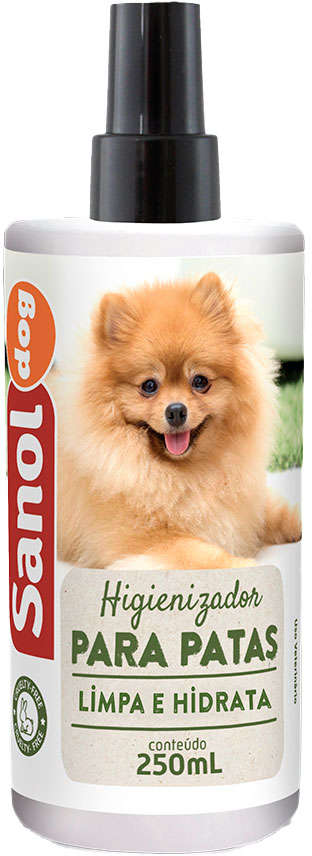 Higienizador de Patas Sanol Dog para Cães - 250 mL