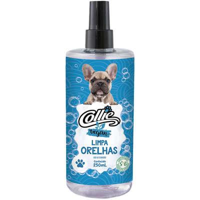 Limpa Orelhas Collie Vegan para Cães