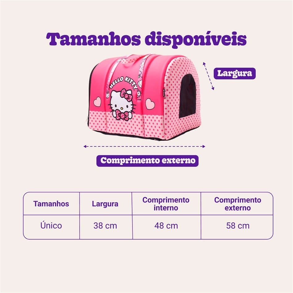 Bolsa de Transporte FreeFaro Hello Kitty - Tam. Único
