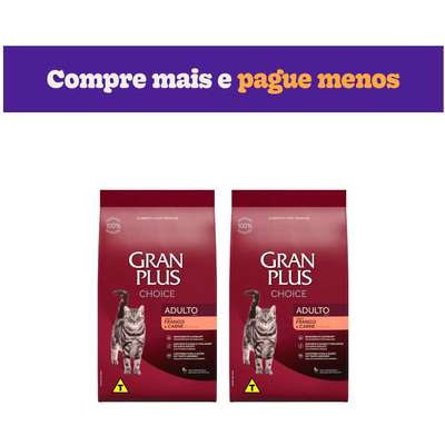 Ração GranPlus Choice Frango e Carne para Gatos Adultos