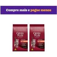 Ração GranPlus Choice Frango e Carne para Gatos Adultos - 2 Pacotes de 10,1Kg