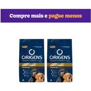 Ração Seca Origens Raças Específicas para Cães Filhotes das Raças Labrador e Golden Retriever - 2 Pacotes de 15Kg