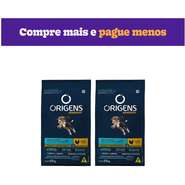 Ração Seca Origens Frango e Cereais Cães Filhotes - 2 Pacotes de 10,1Kg