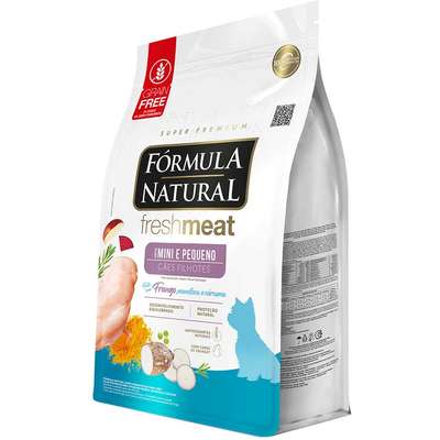 Ração Seca Fórmula Natural Fresh Meat Cães Filhotes Raças Mini e Pequena