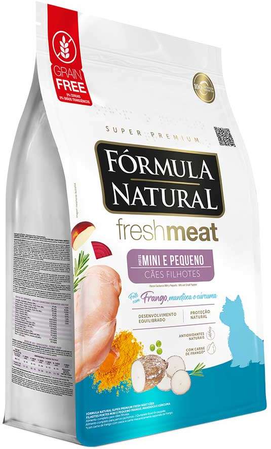Ração Seca Fórmula Natural Fresh Meat Cães Filhotes Raças Mini e Pequena - 2,5Kg