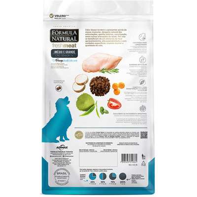Ração Seca Fórmula Natural Fresh Meat Cães Sênior Raças Médias e Grandes