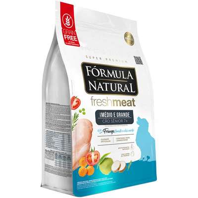 Ração Seca Fórmula Natural Fresh Meat Cães Sênior Raças Médias e Grandes