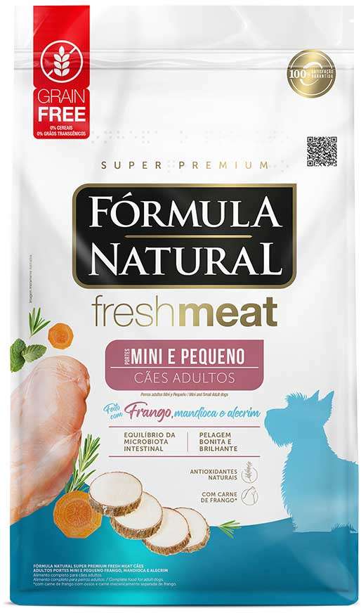 Ração Seca Fórmula Natural Fresh Meat Cães Adultos Raças Mini e Pequena - 2,5Kg