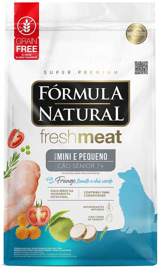 Ração Seca Fórmula Natural Fresh Meat Cães Sênior Raças Mini e Pequena - 2,5Kg